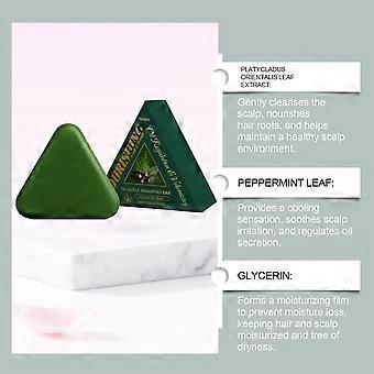 Shampoing Solide Nature Triangle Aux Herbes - Pour Cheveux Forts Et Apaisés - 1 Pièce