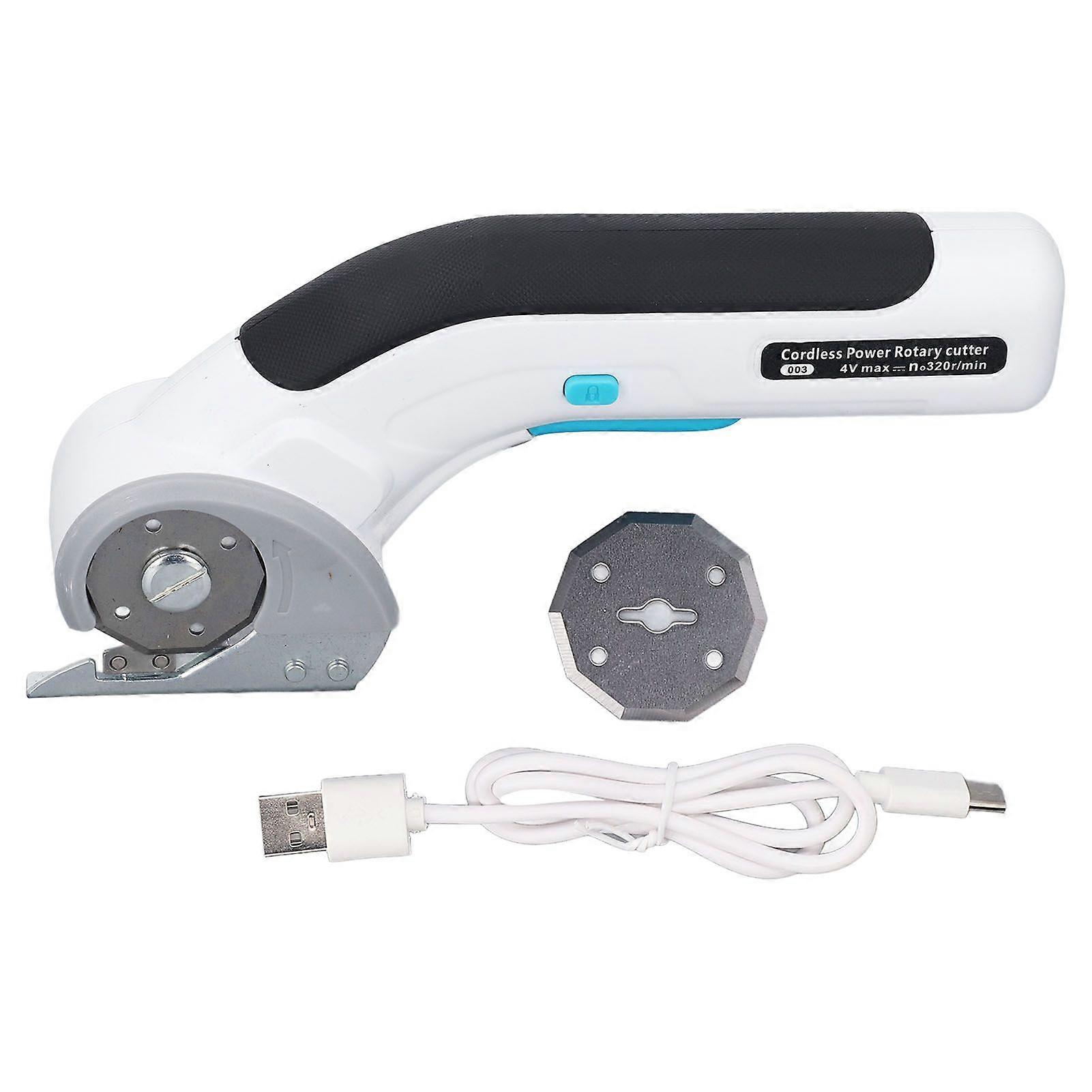 Cordless Electric Scissors 320rpm Rechargeable Portable Sewing Scissors for Fabric Window Carpet