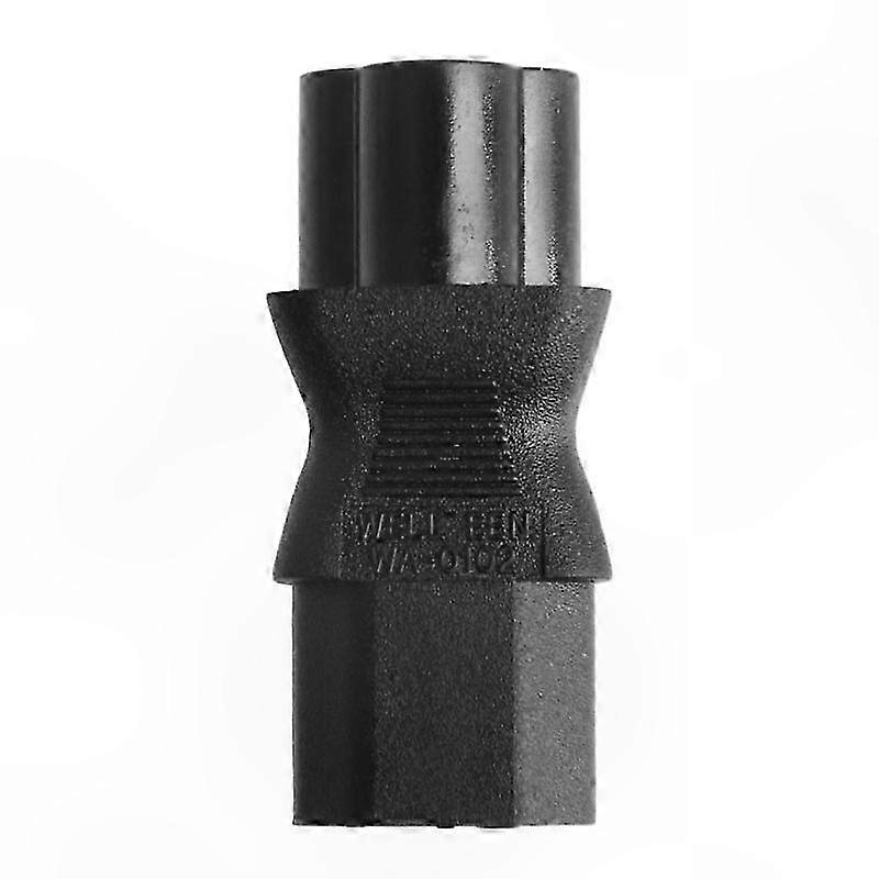 C13 to C6 AC Power Adapter Converter with 3-Pin Cloverleaf Plug