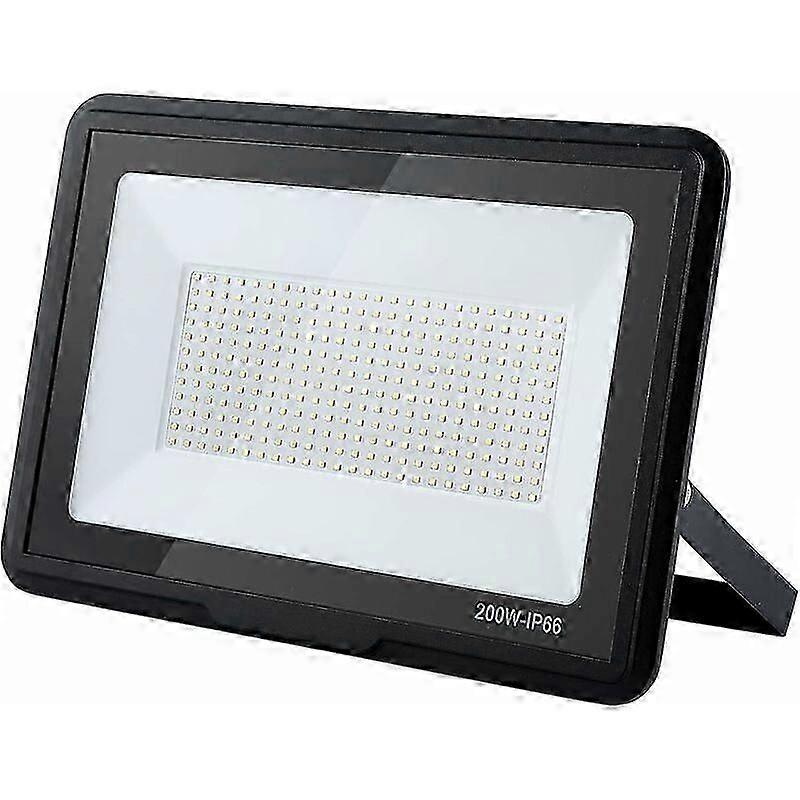 200W IP66 Waterproof LED Floodlight with 25000lm Brightness, Ideal for Garden and Security