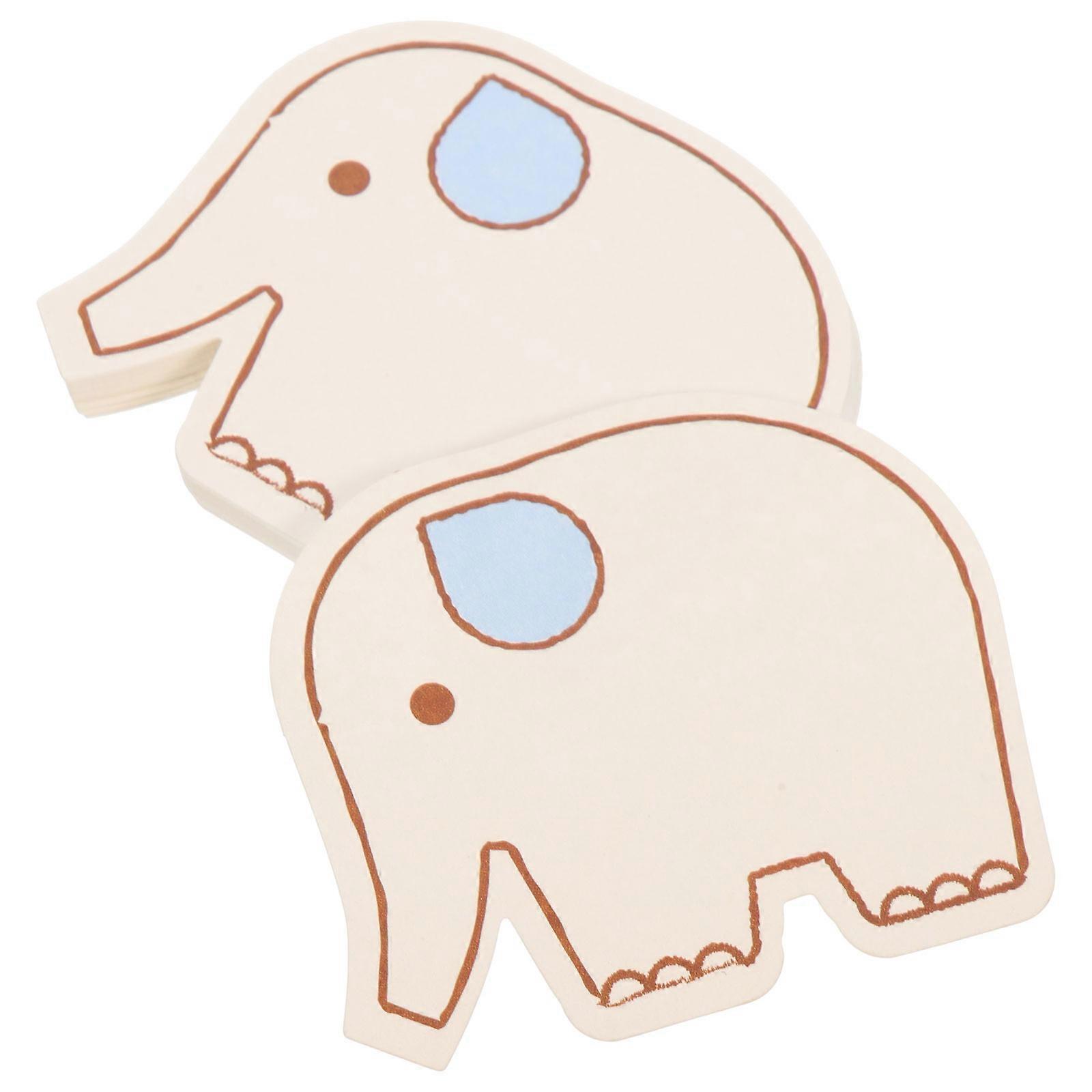 Animal Shaped Memo Cards Blank Cards for Decor 240Pcs Set