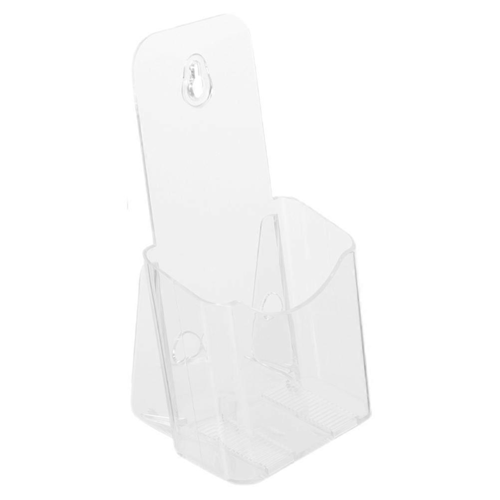 Acrylic Brochure Holder Document Holder for Display 3Pcs Transparent Stand