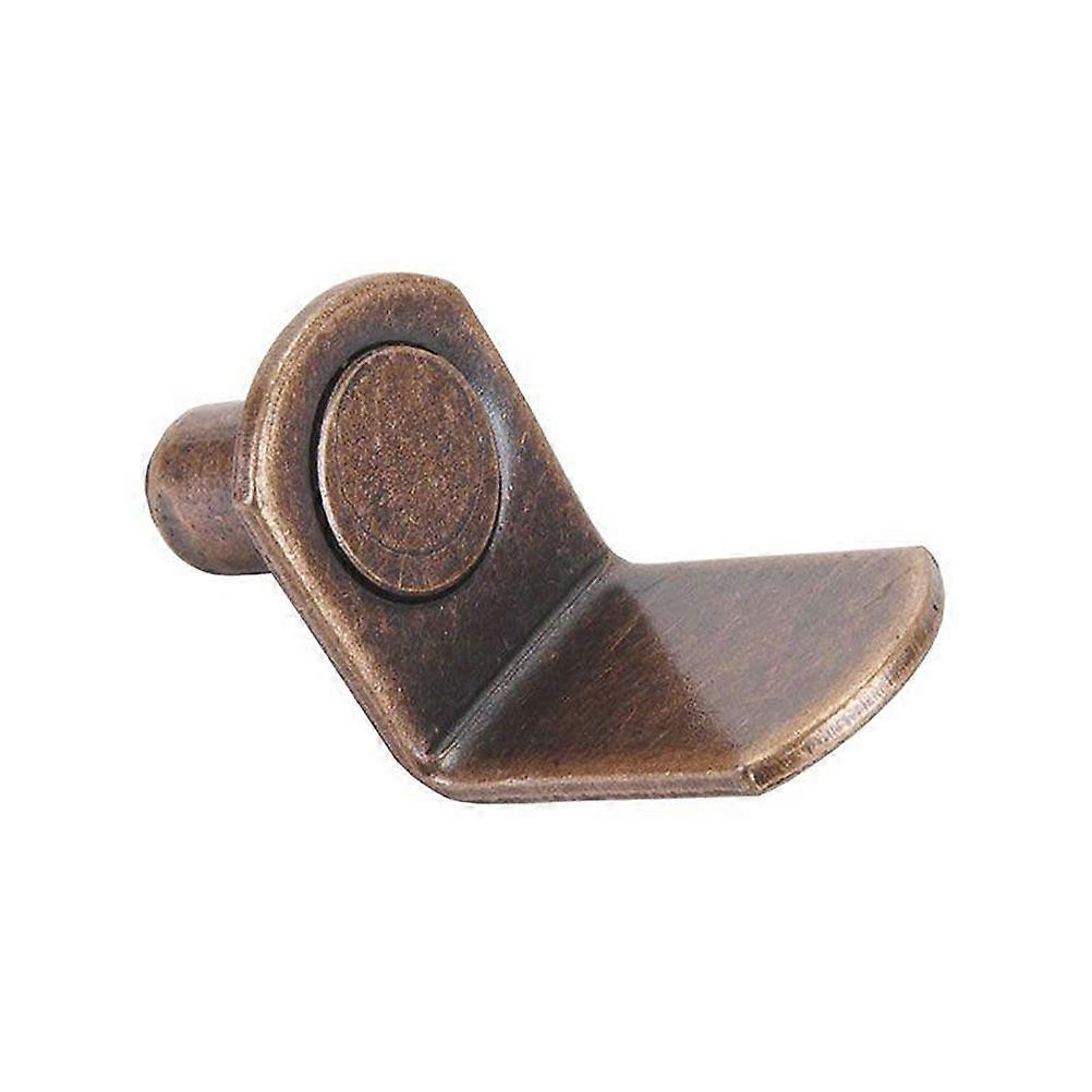 L Shaped Shelf Support Bronze Bracket Style Shelf Pegs 25Pcs