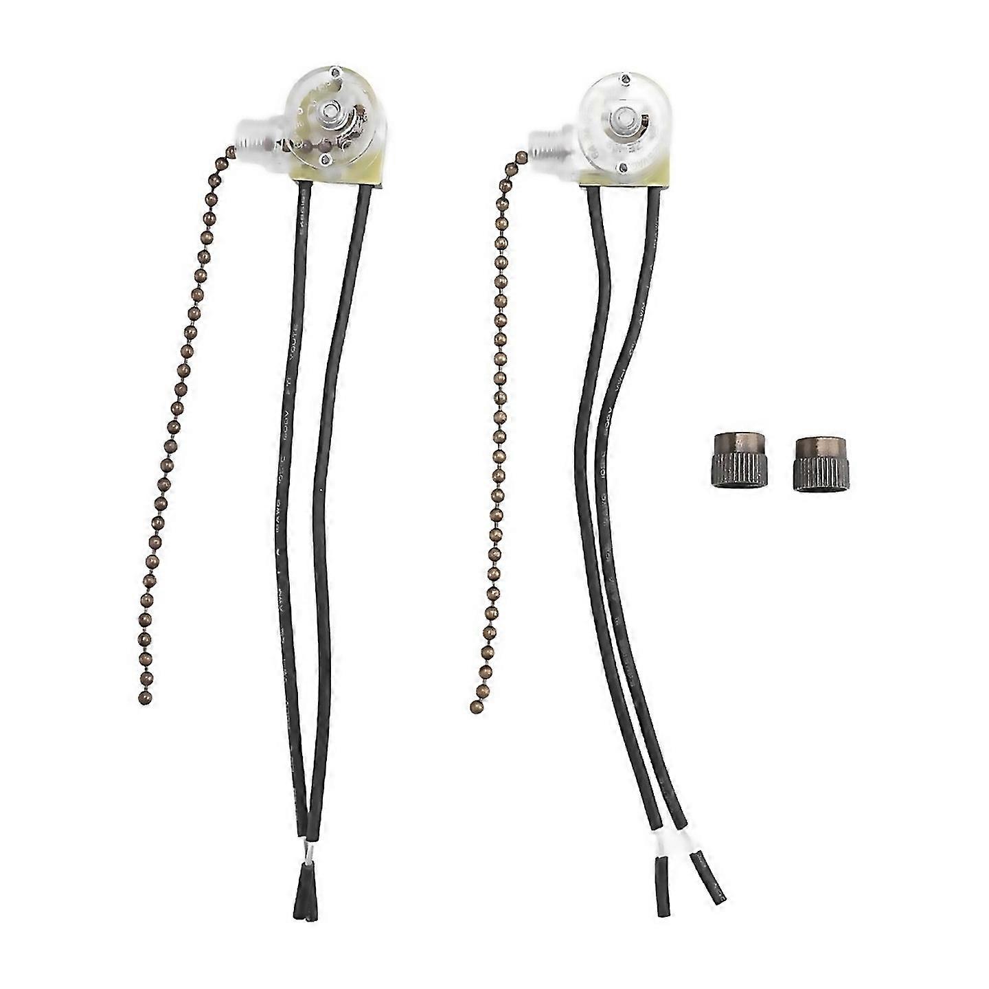 For Ceiling Fan Light Switch Ze109 Light Switch 2pcs Bronze