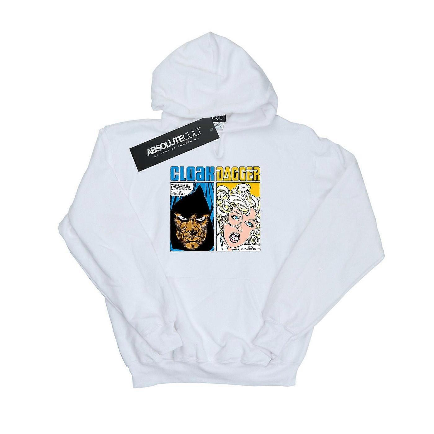 Marvel Femmes/Dames Cloak And Dagger Comic Panels Sweat à capuche