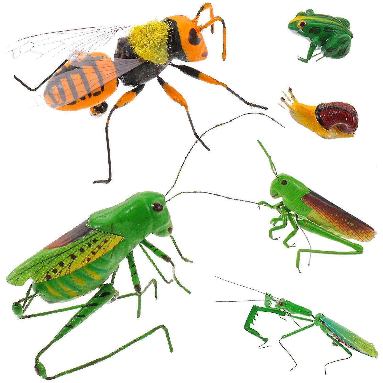 Simulation Insects Gardening Decor Set for Decor 6Pcs