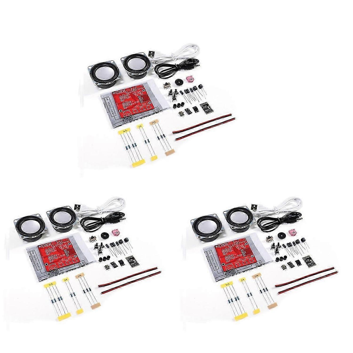 DIY Bluetooth Speaker Kit Home Stereo Sound Amplifier Without Shell