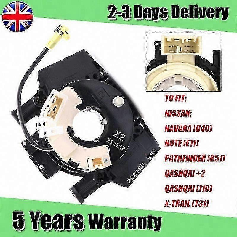 For QASHQAI J10 MK1 2006-2013 SQUIB SPIRAL CABLE CLOCK 25560BT25A