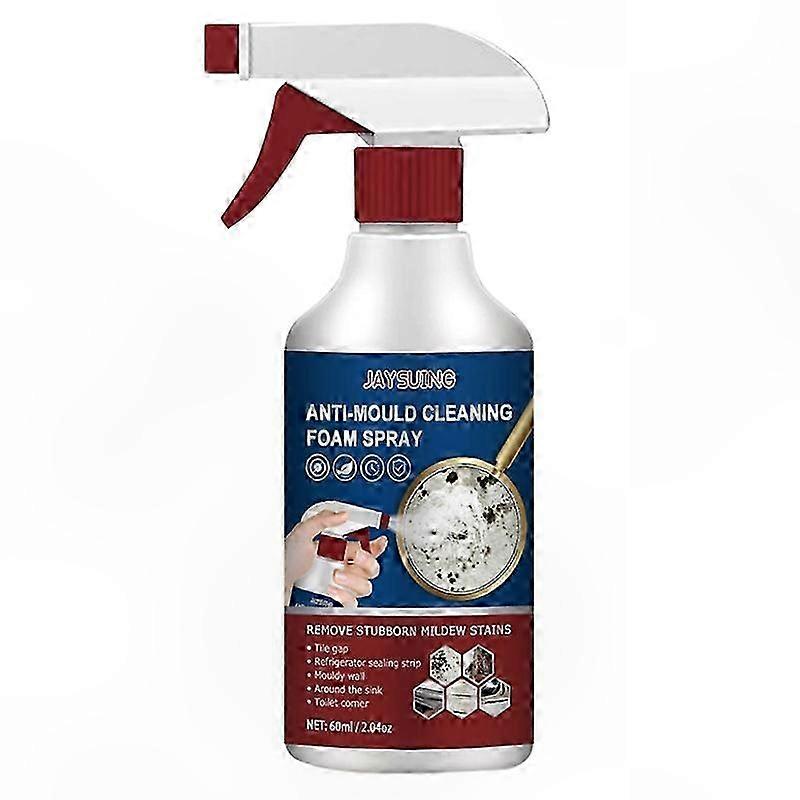 Anti-Mold Cleaning Foam Spray for Home Use Mildew Stain Remover Solution Cleaner Agent with Easy Application Non-Toxic Formula