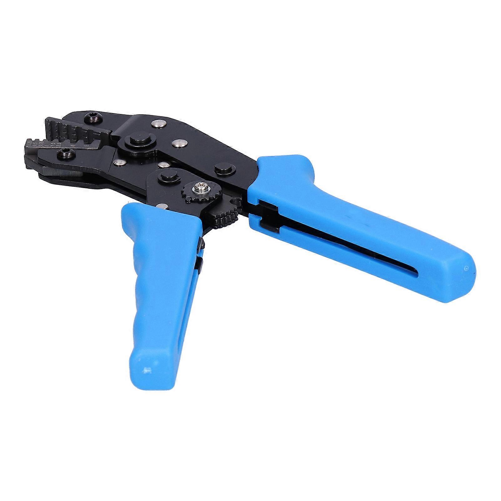 Ratchet Crimping Tool for Wiring – Carbon Steel Quick Release Pliers with Ergonomic Handle