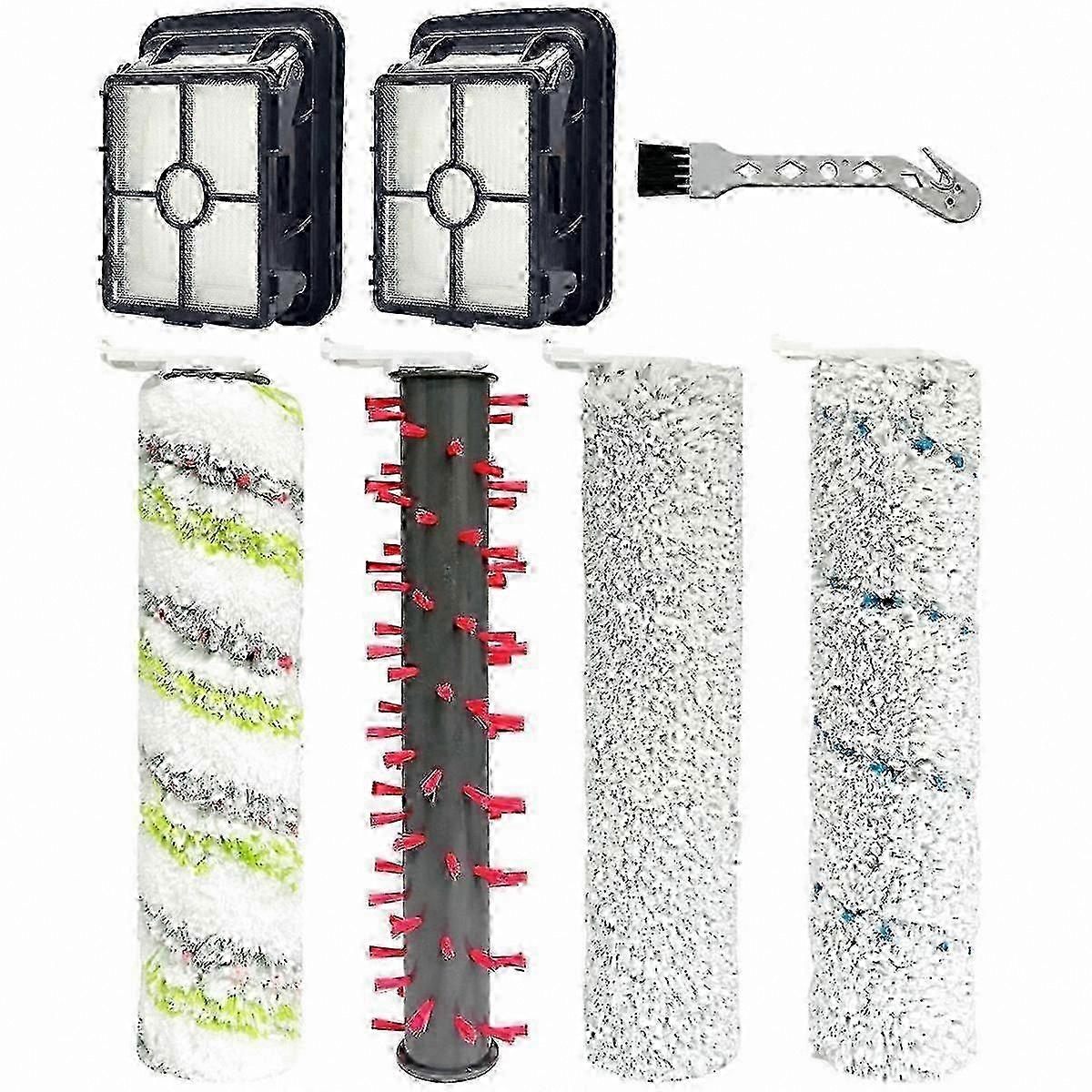 HydroSteam Vacuum Brush Rolls and Filter for CrossWave Floor Cleaner Edition 0927