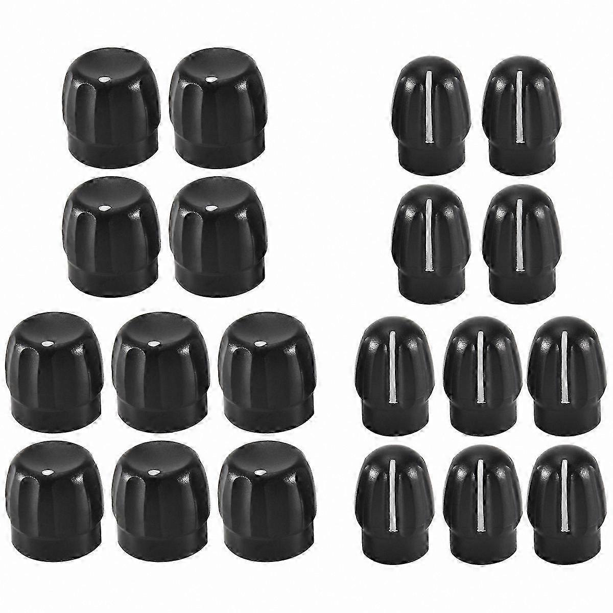 Two-Way Radio Control Knobs, 10 Pairs Replacement Volume and Channel Selector Knobs
