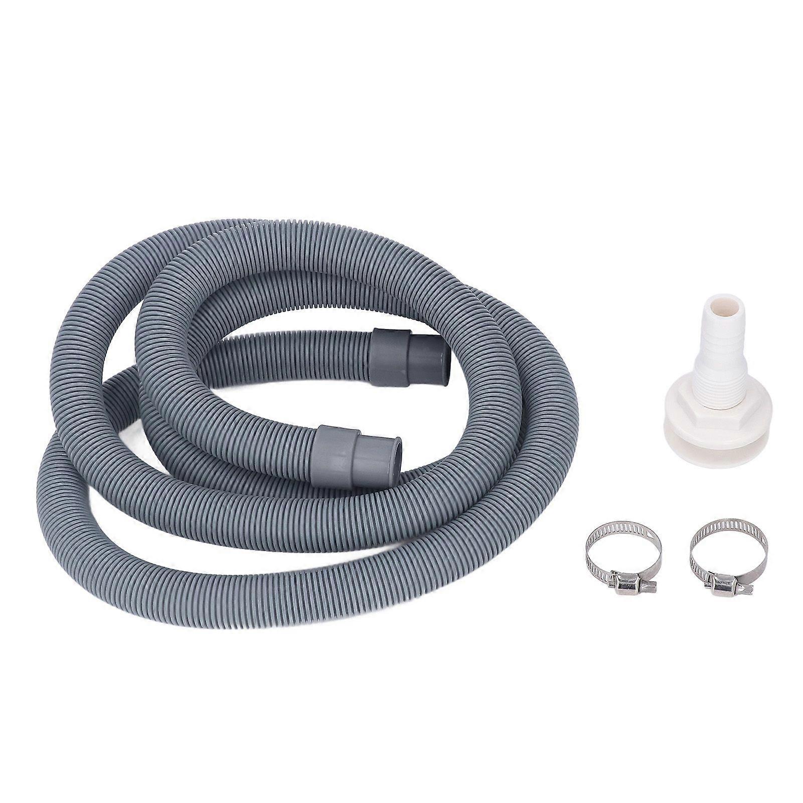 3/4in Bilge Pump Mounting Kit with 6ft PVC Hose Rust Proof Kink Proof Construction for Marine Boat Yachts
