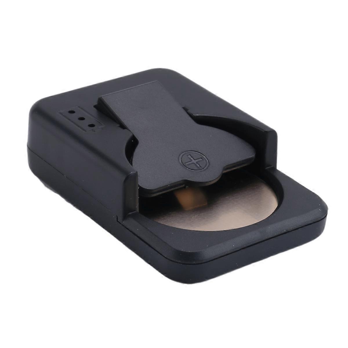 Button Battery Charger Type-C for 2032 1632 2025, black,with cable