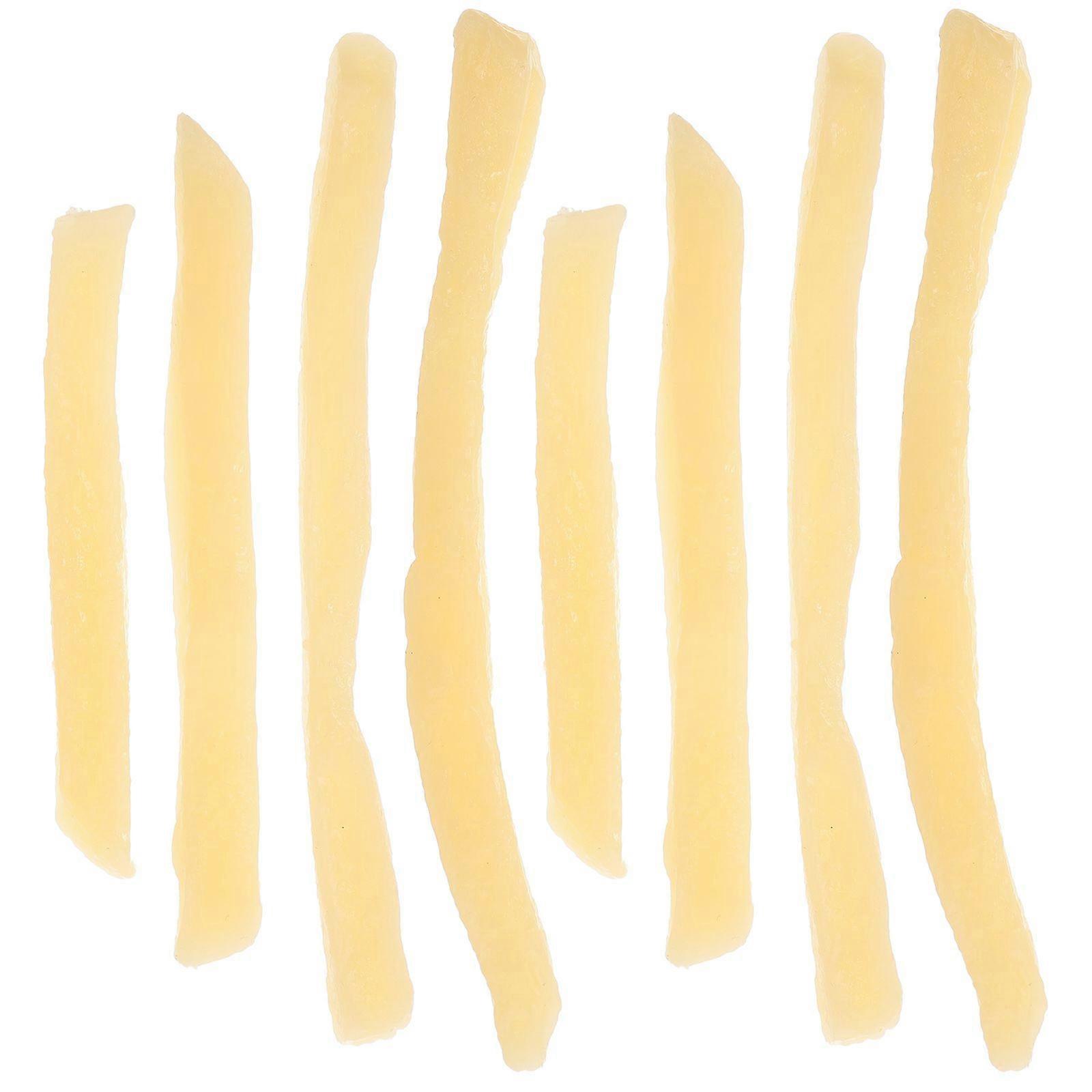 30pcs Simulated Fries Model Plaything Realistic Fries Model Adornment for Party