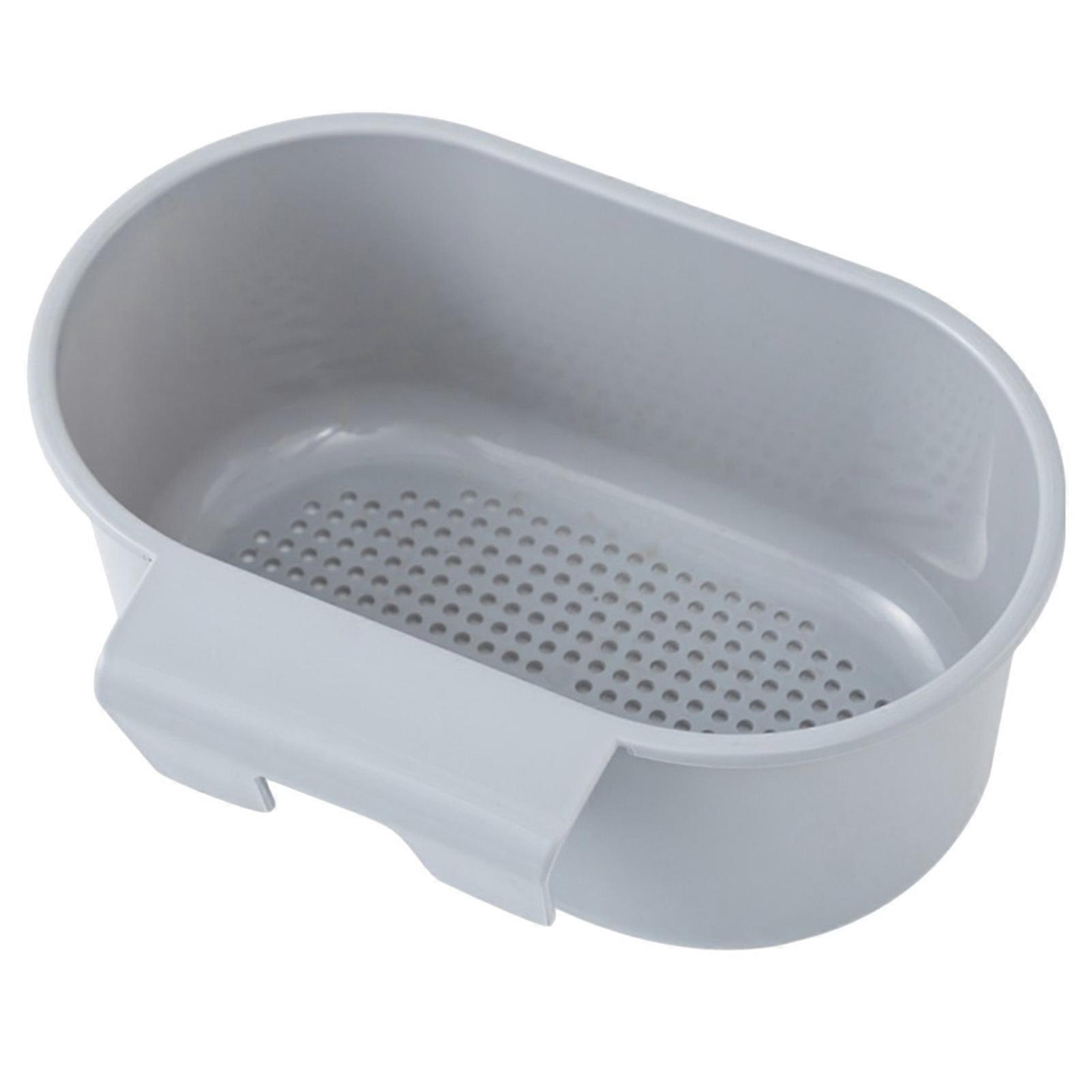 Drain Basket Innovative Multifunctional Save Space Hanging Sink Basket for Kitchen