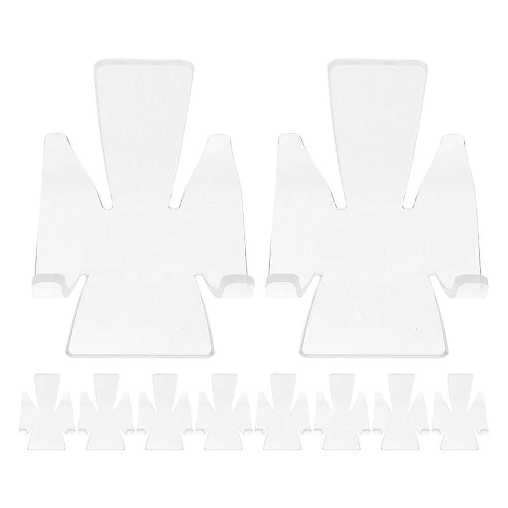 Clear Acrylic Showcase Rack Perfect For Jewelry Crystal Organizing Suitable For Daily Use Versatile 50Pcs