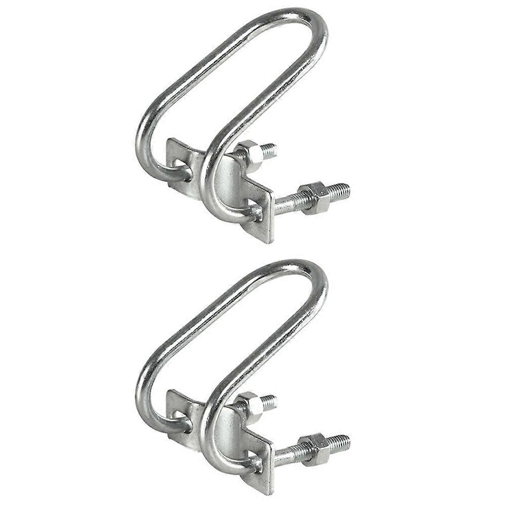 Diner Umbrella Clip Adjustable Stalls Sunshade Holder 6Pcs Silver