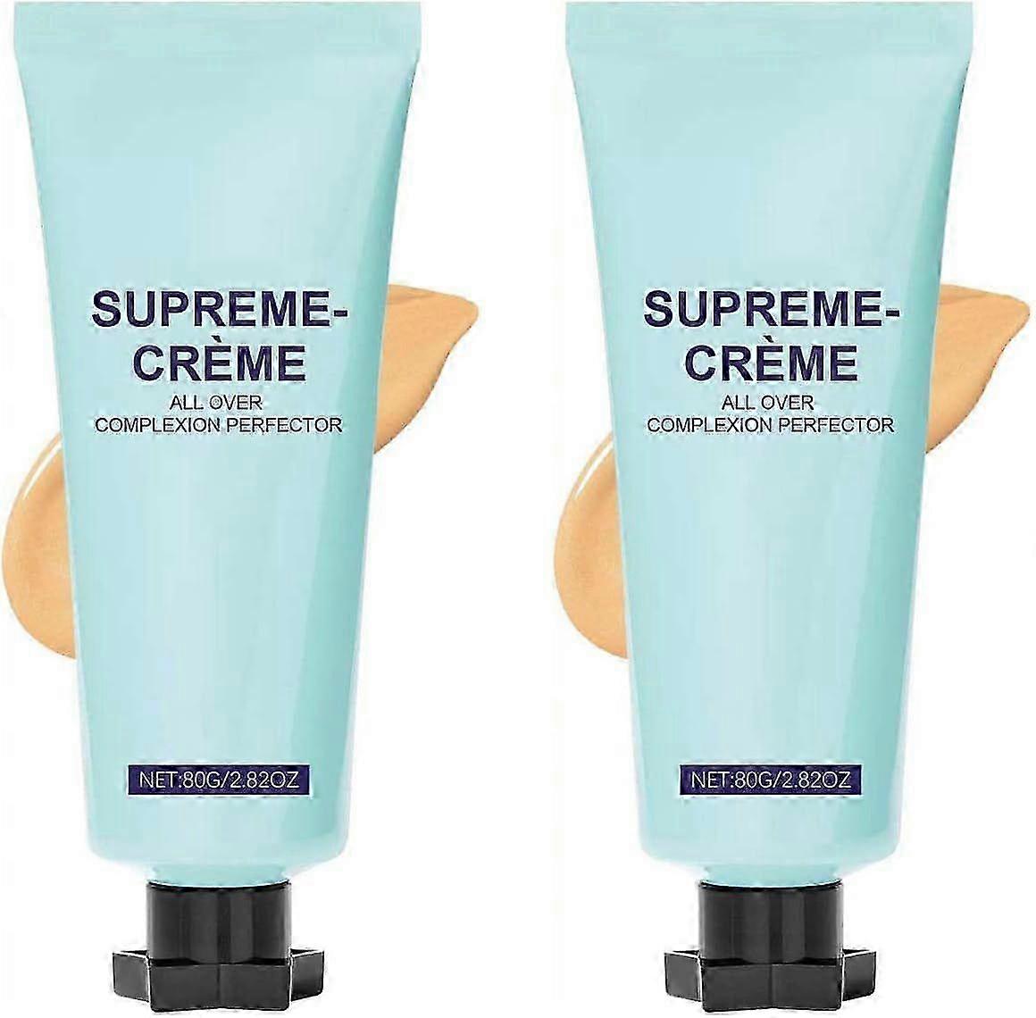 2025 Supreme Creme All Over Complexion Perfector,Long-Lasting Concealer Cream Foundation Full Coverage Concealer - Waterproof, Suitable for Face and B