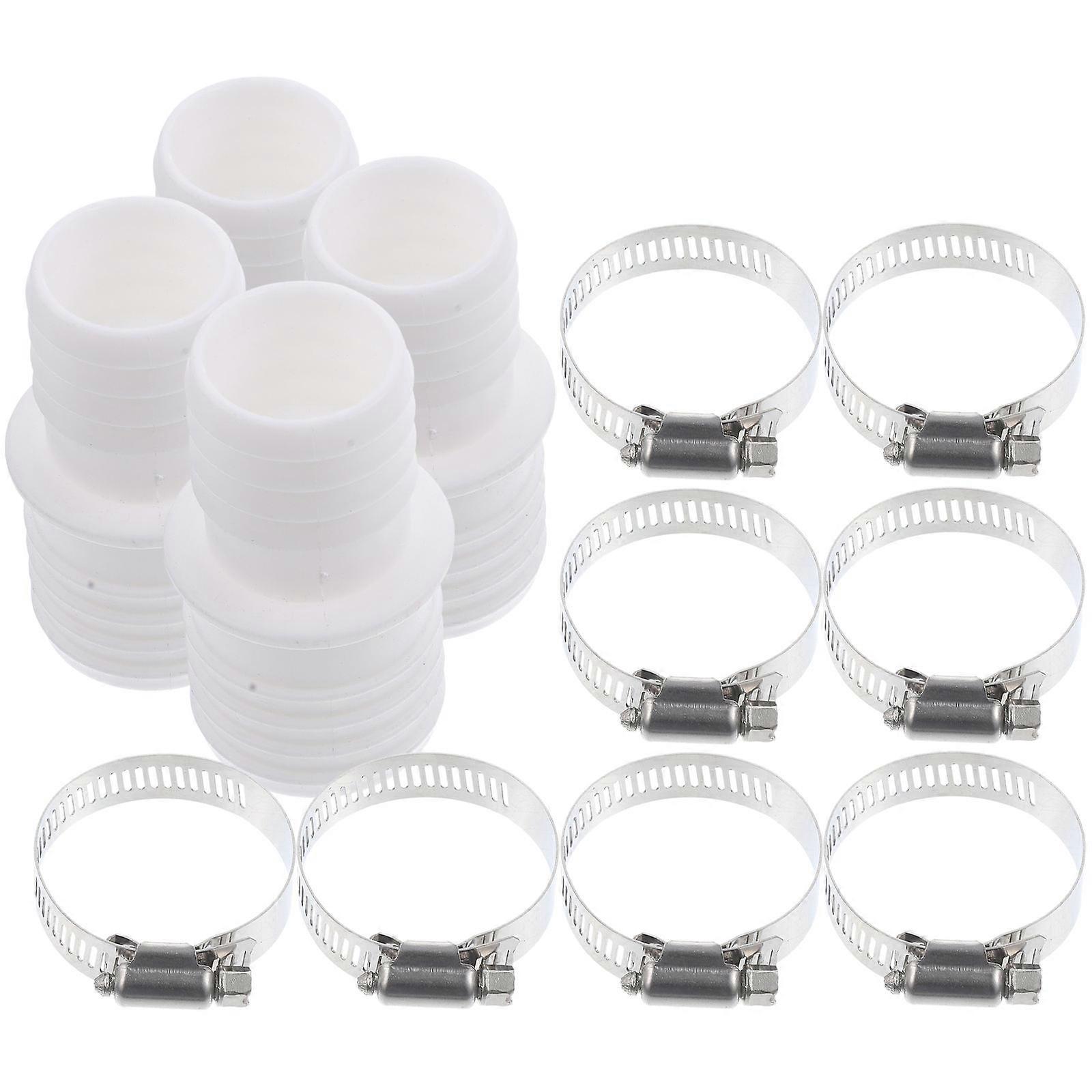 Providing Secure Hose Connection 4 Sets Pool Hose Fitting Joint Coupler For Pool Maintenance Professionals Size 7.4X4 Cm