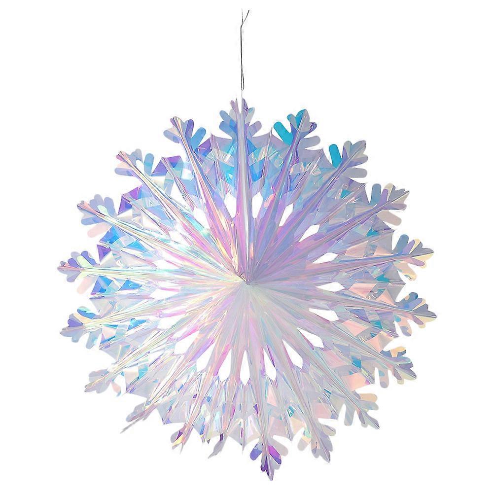 Xmas Tree Decorations Snowflake Pendant for Hanging 2Pcs Set