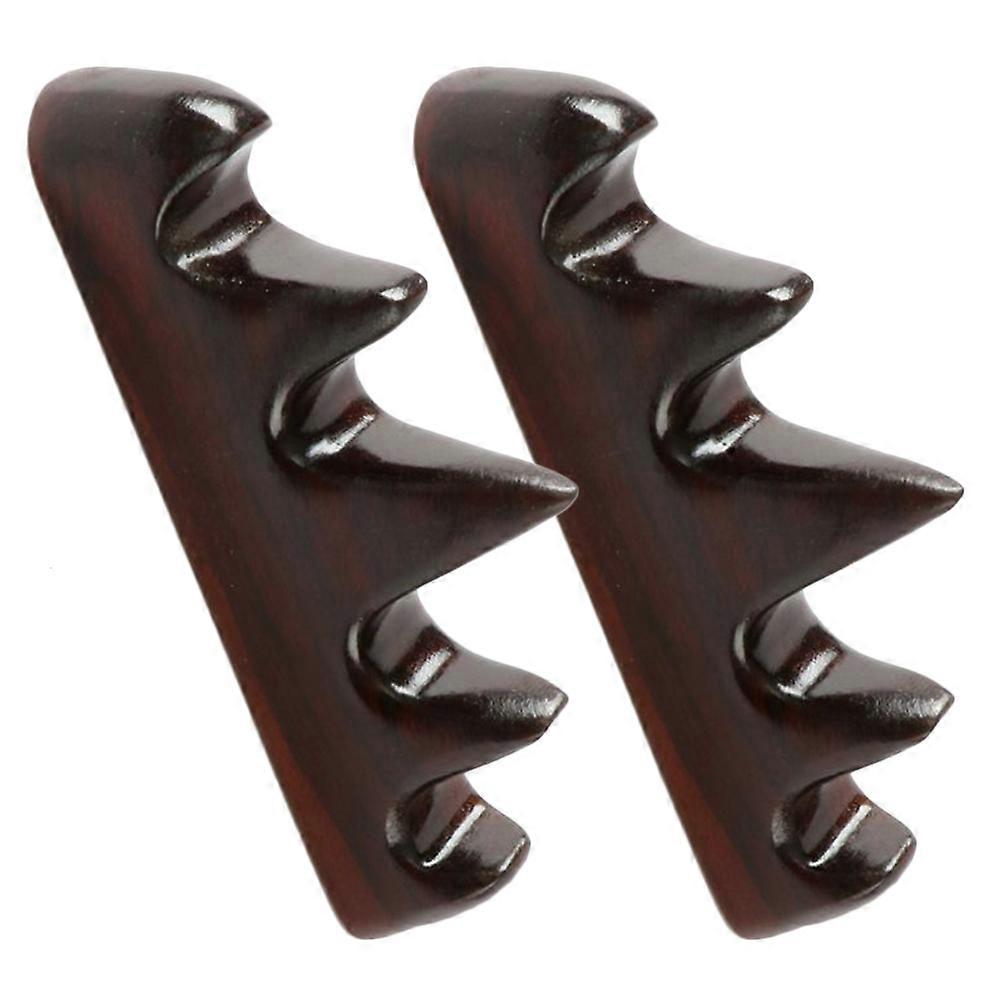 Brush Pen Holder 2Pcs Chinese Brush Hanger in Vintage Style for Calligraphy Enthusiasts and Office Use 3.93 x 1.77 x 0.74 inch