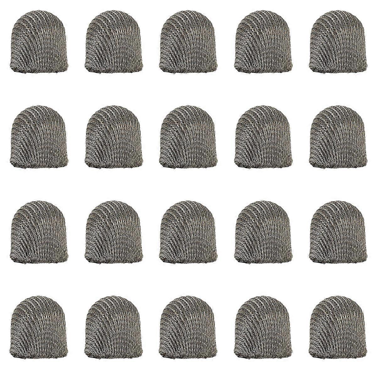 Replacement Conductive Fiber Pen Head for Capacitive Stylus 60Pcs Silver