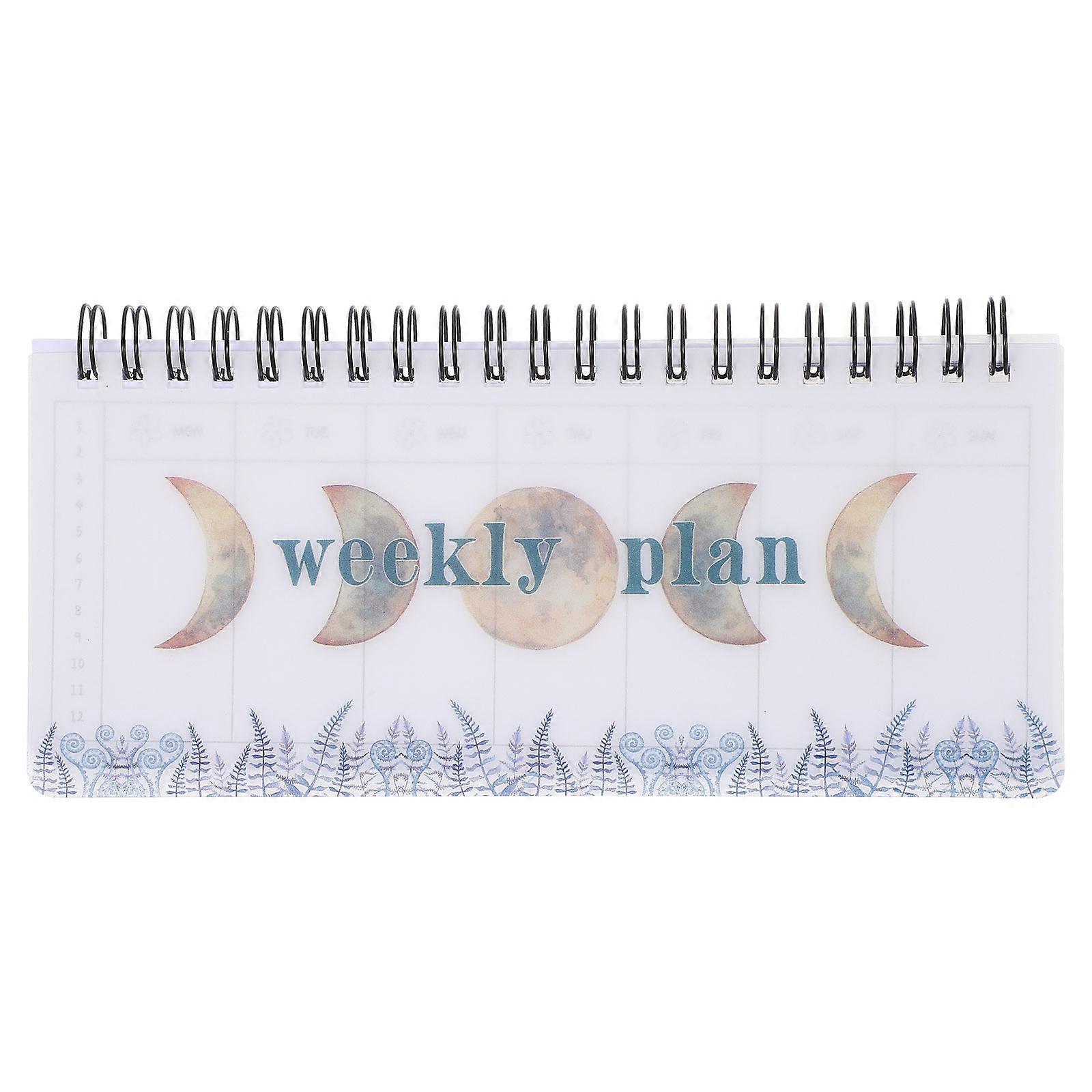 Academic Planner 2Pcs Rectangular Note Book For School Office Memo Writing Daily Organizer