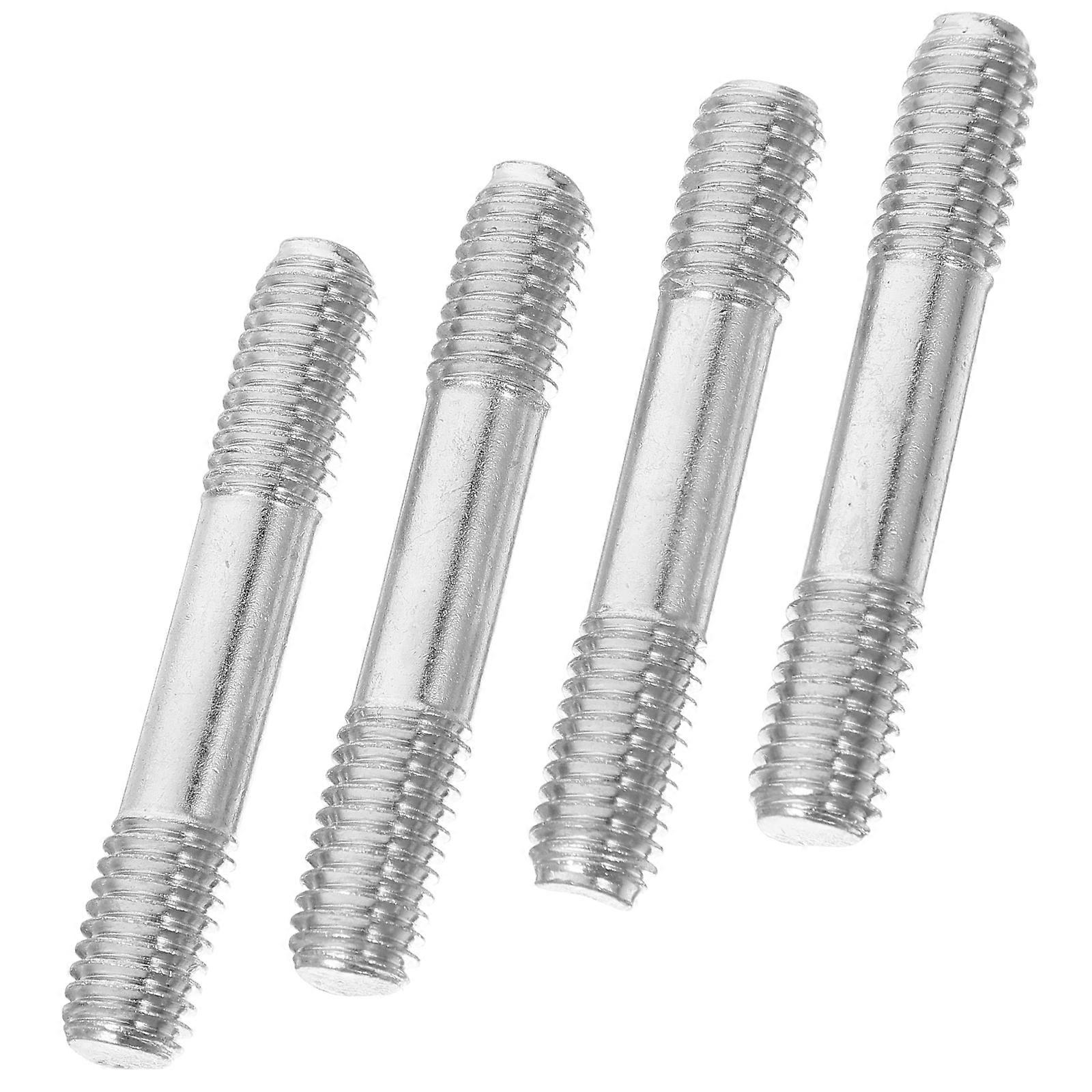 Firm Double-End Bolts for Generator Maintenance 20Pcs Threaded Screws