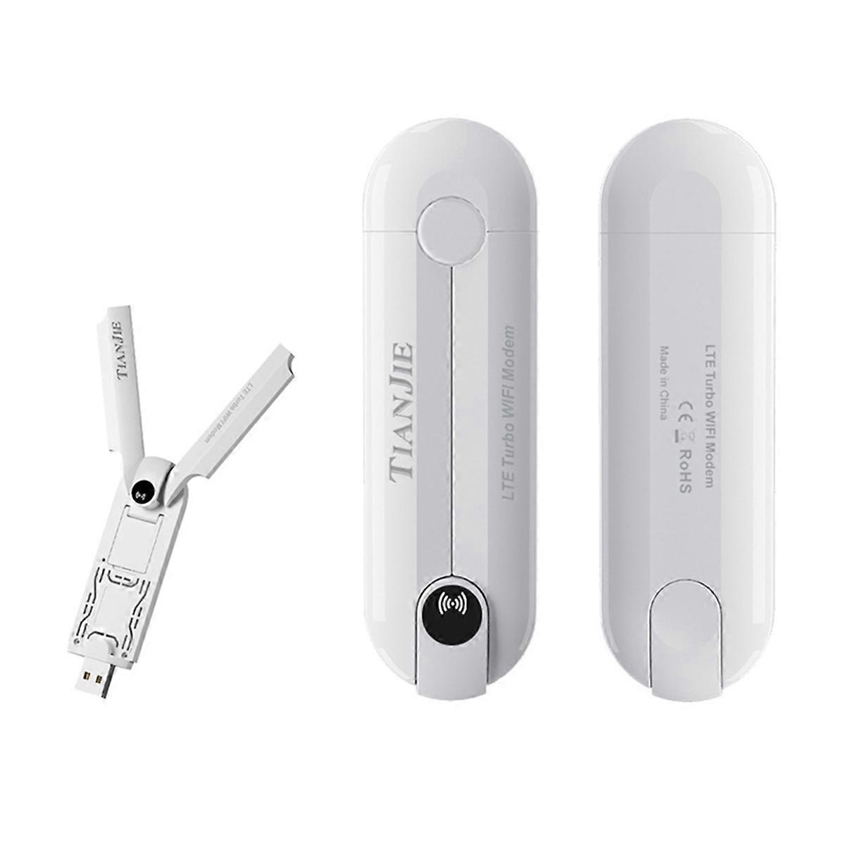 4G USB Modem WiFi Router Dual Antenna Router with SIM Card Slot,150Mbps High-Speed Internet Wifi Don