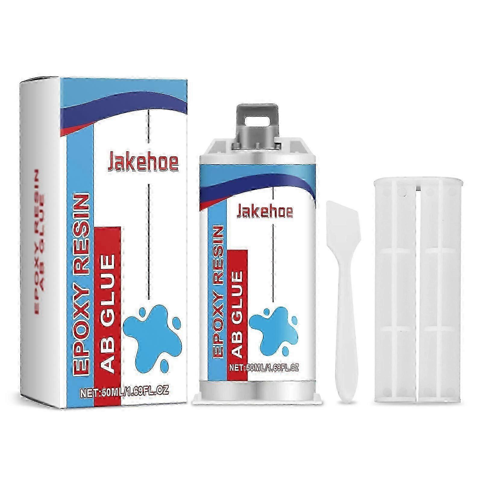 Jakehoe epoxy resin AB adhesive for repairing cracks and gaps on the surface of ceramic tile pipelines, AB adhesive for leak prevention and repair