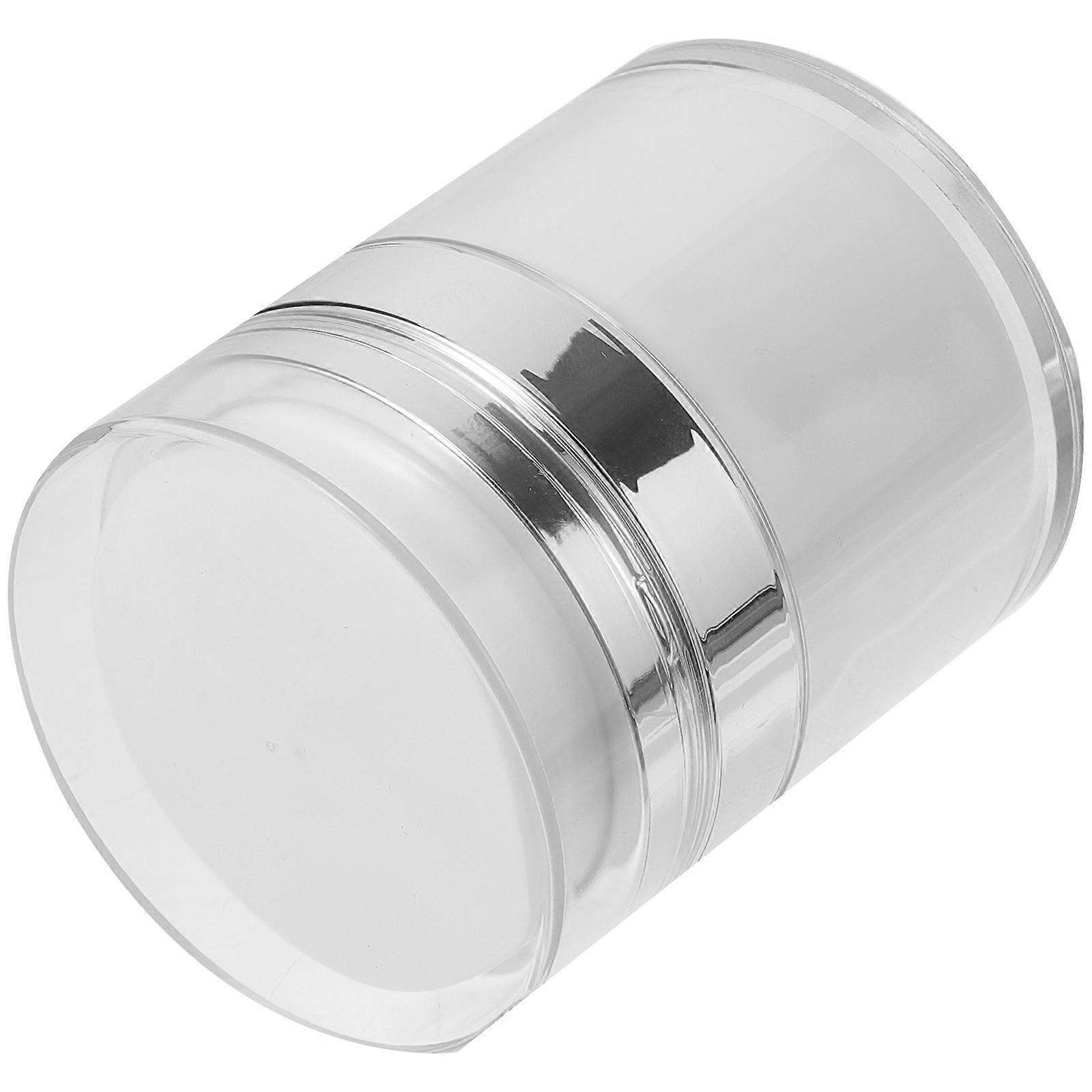 Cream Pump Dispenser Bottle 5Pcs For Travel Daily Use Silver Ergonomic Design With Airless Functionality