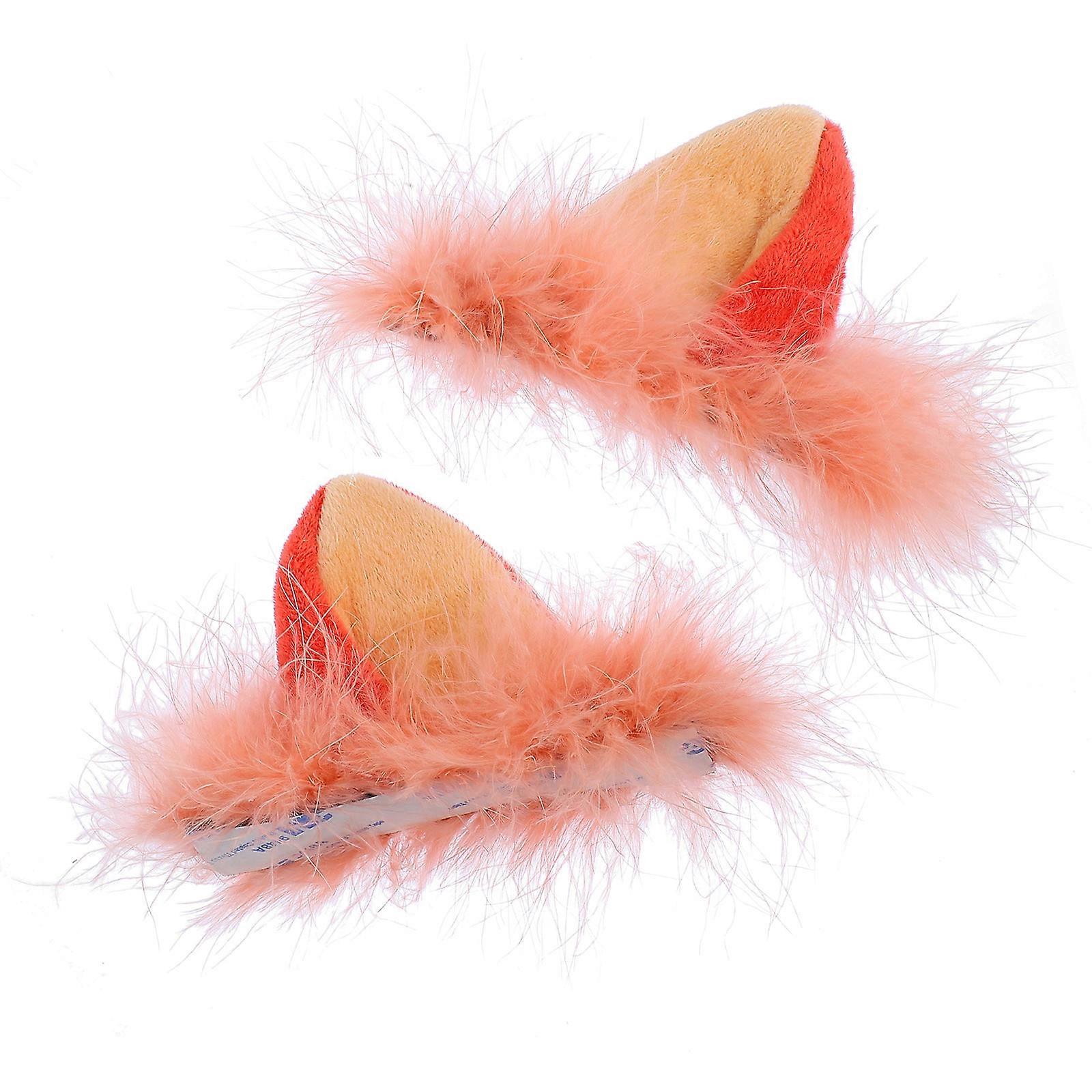 Foxes Ears Accessories for Motorcycle Decoration 3Pairs Set