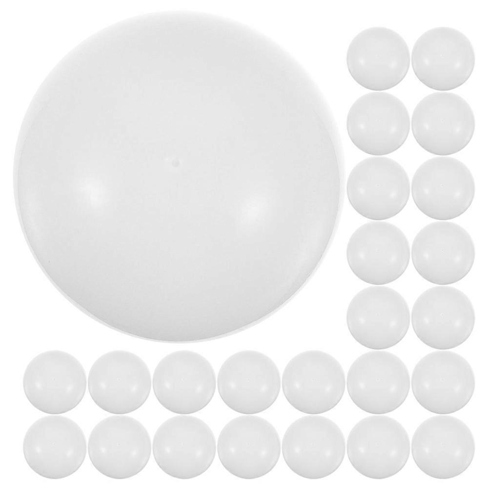 Raffle Balls Openable PVC Balls for Games 35Pcs White Package