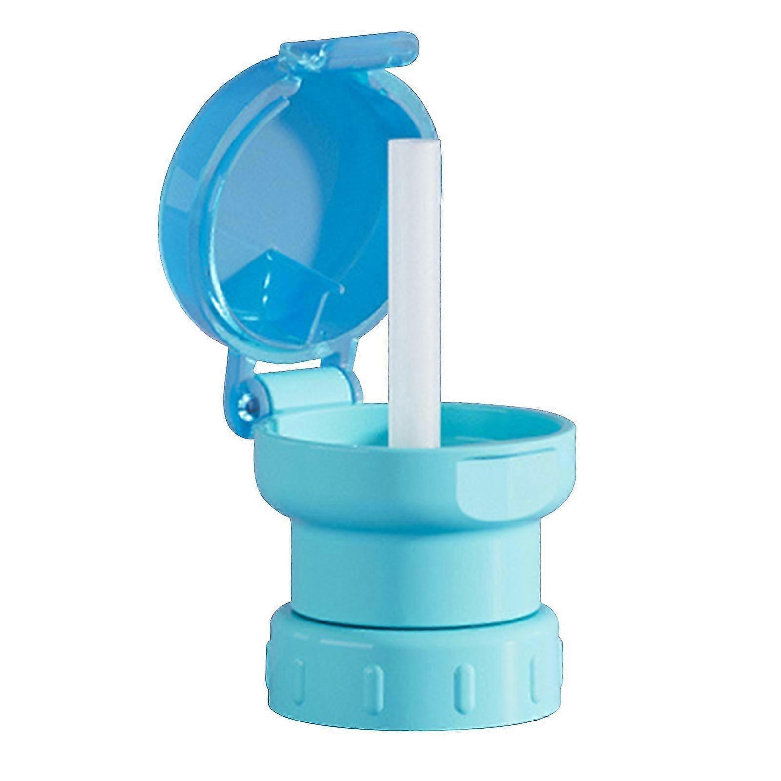 Children's Anti-Spill Water Bottle Cap - Reusable Toddler Spill-Proof Lid with Straw, BPA-Free, Safe and Easy to Clean, Perfect for School