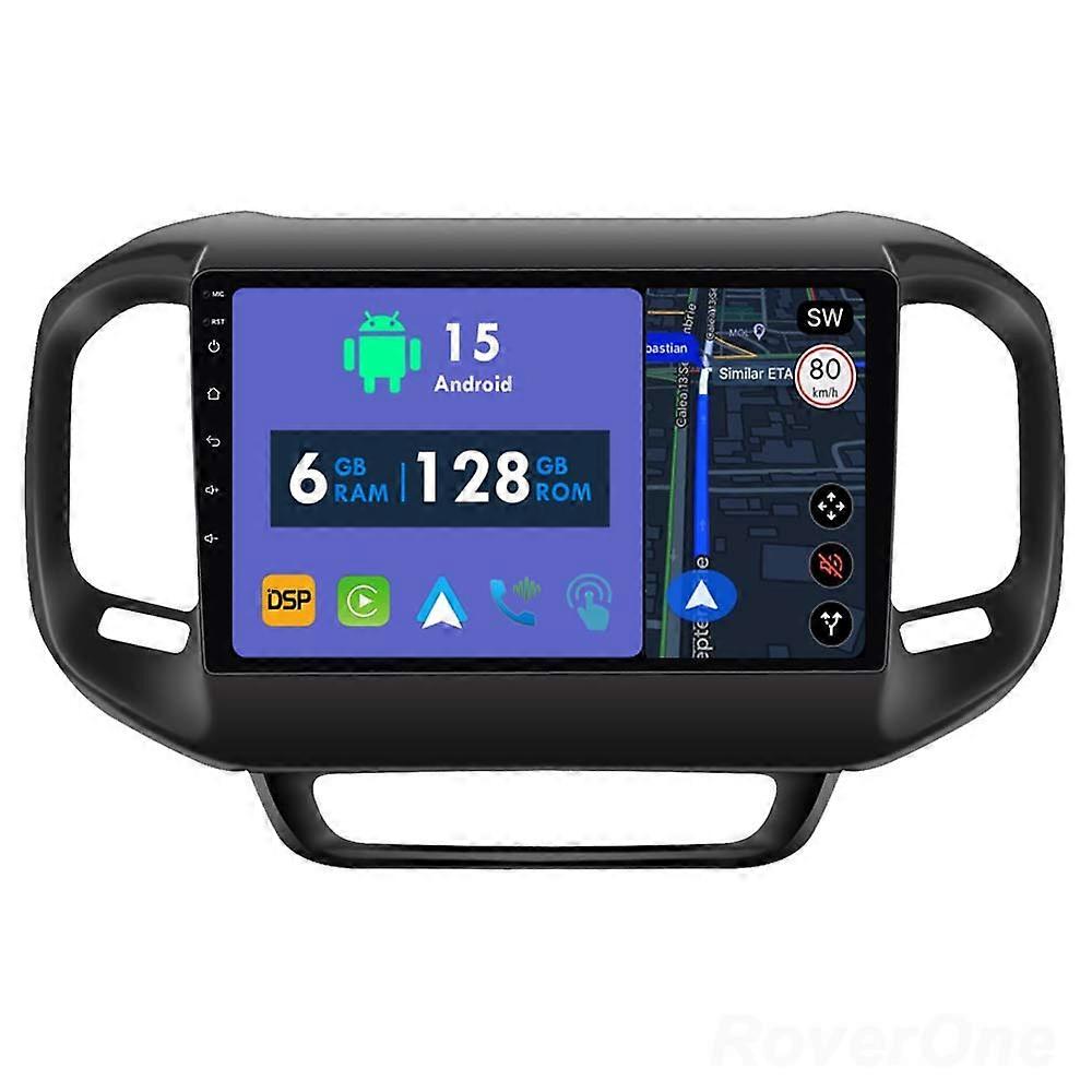 Car Radio 6G+128G CarPlay GPS Navigation Head Unit for Fiat Toro 2017 - 2021 Android Auto Bluetooth Stereo Touch Screen
