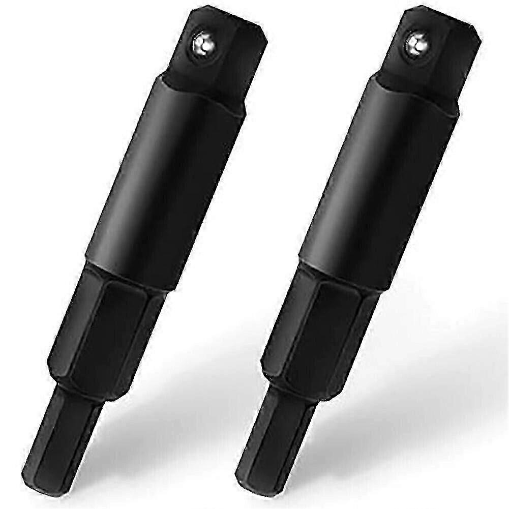 2025 Wrench Hex Key Adapter 3/16in 5/16in Valve Hvac Condensing Unit Tool .(black)(2pcs)