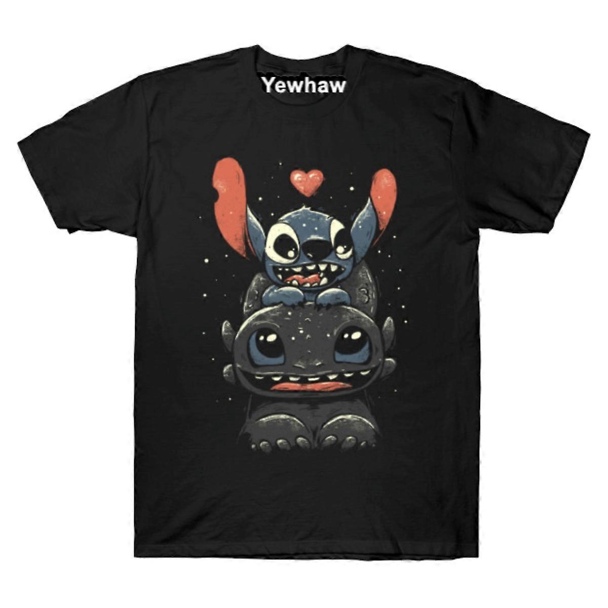 Stitch And Toothless T-skjorte