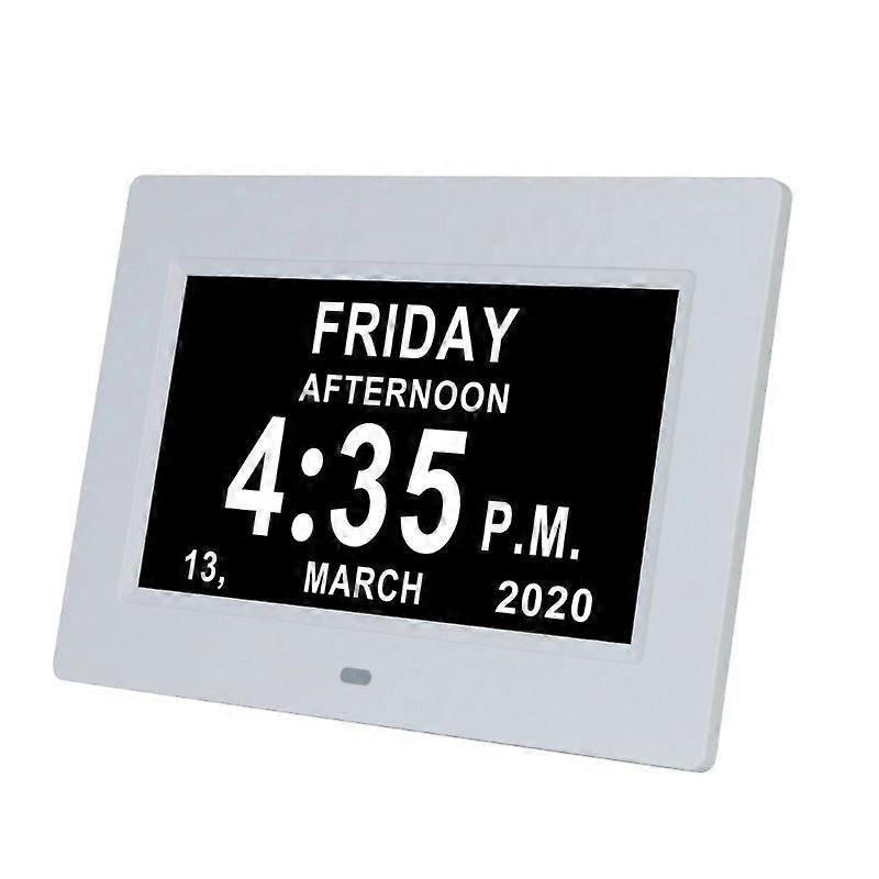 2025 Dementia Clock Alzheimers Clock & Large Digital Calendar Clock For Seniors,clock With Day And Date F -bp