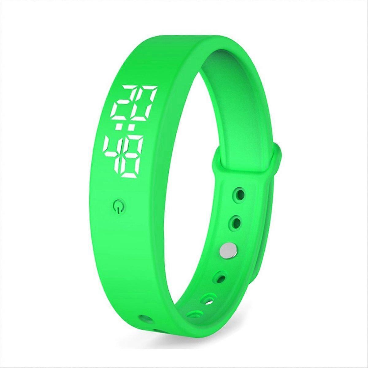 LED Digital Smart Bracelet Waterproof Smart Clock Smart Bracelet, A