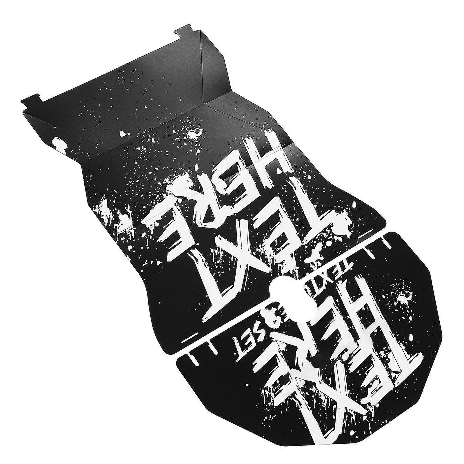 Cycle Disc Brake Plate PP Anti Splashing Universal Portable Cycle Wash Cover Splashing Guard 