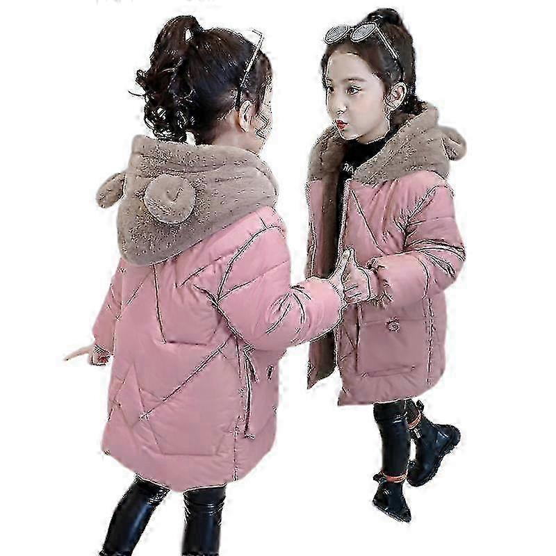 Hooded Parka Girls' Warm Down Jacket