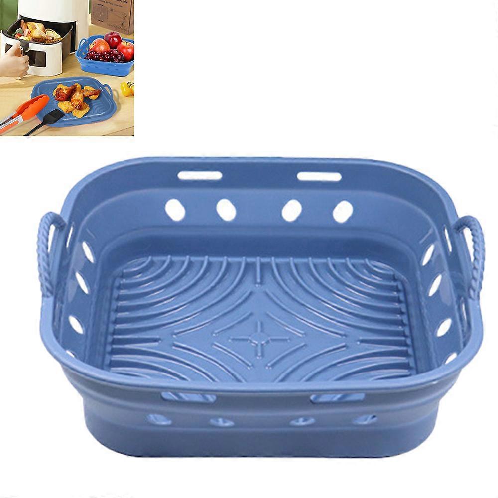 Silicone Pot Square Foldable Reusable Basket Oven Baking Tray Pan