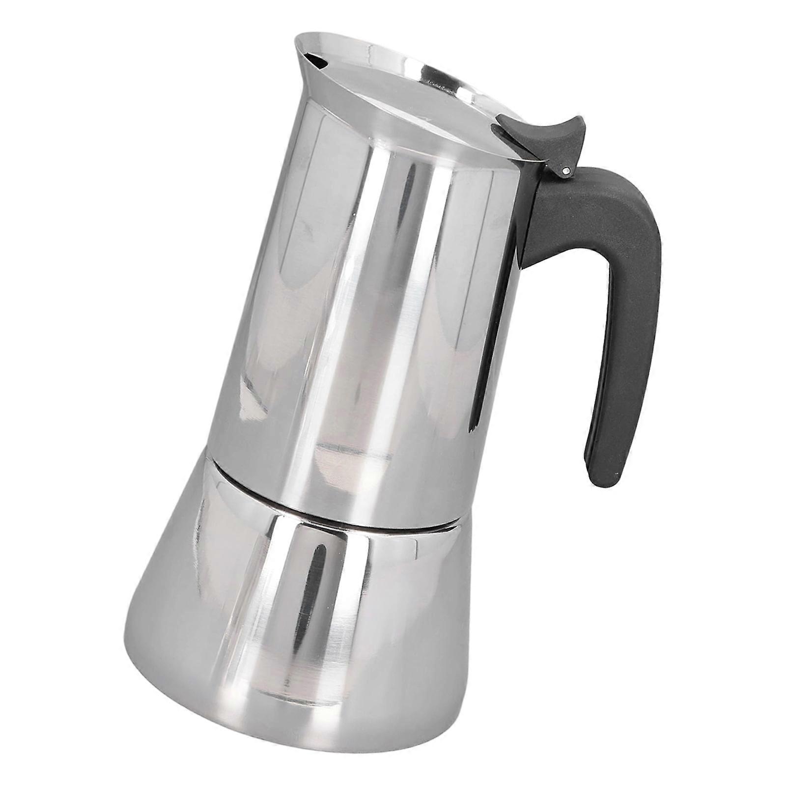 Nonrust Steel Coffee Coffee Pots 2/4 Cup Capacity Safe for Daily Use Suitable with All Stovetops Durable and Portable Multicolor