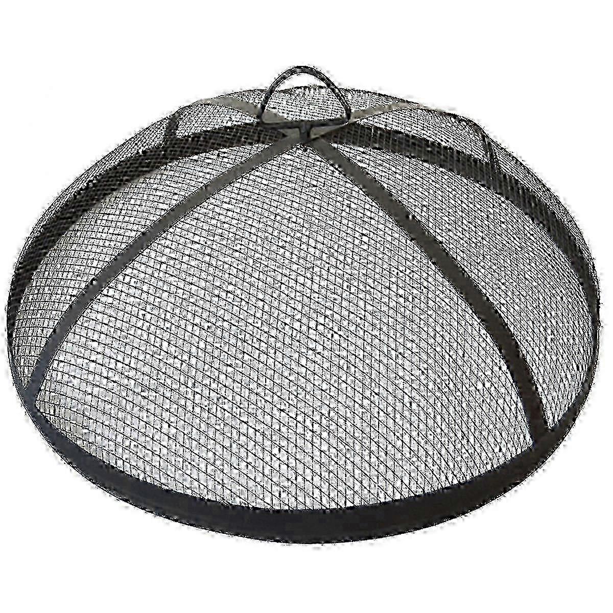 Fire Pit Spark Screen, Outdoor Fire Pit Screen Cover, Fire Pit Screen Round Cover Net, Fire Pit Cover compatible with Backyard