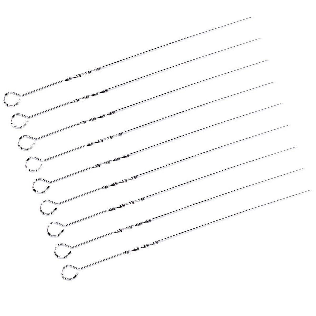 20 Pcs Barbecue Skewers Scewers Stainless Steel Skewers Bbq Sticks Scewerers