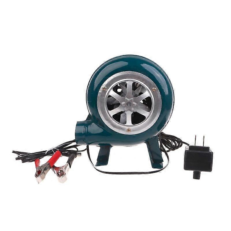 منفاخ شواء سرعة واحدة ، 12VDC الكهربائية تزوير منفاخ الفحم مدخنة كاتب