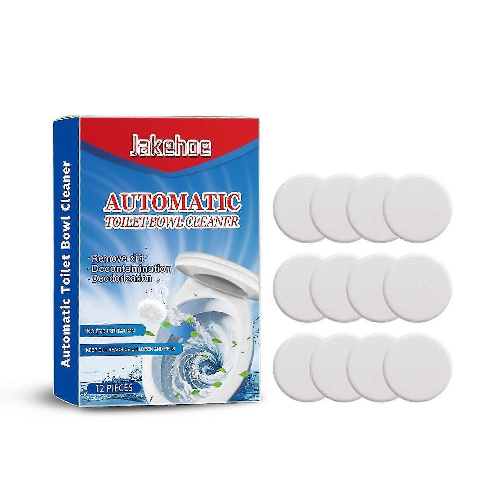 Effervescent Toilet Cleaner Tablets - Powerful Stain Removal  Long-Lasting Freshness - Easy to Use, Gentle on All Toilet Surfaces - 12 Pack for Spark