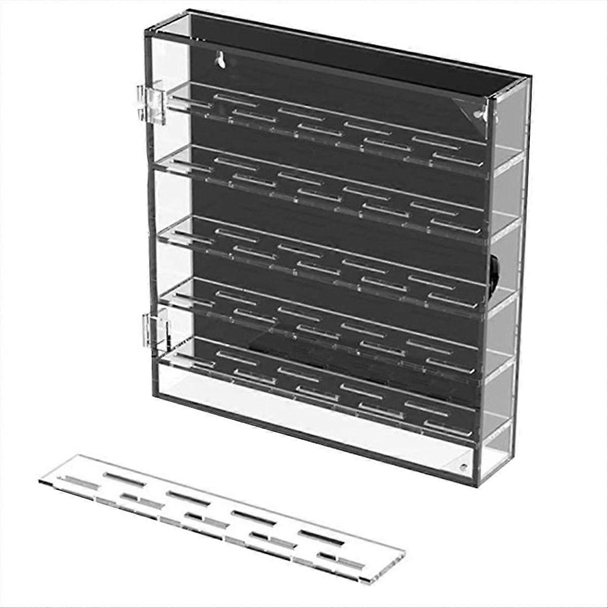 Coin Collection Box 5-Layer Acrylic Display Box Capacity Showcase Holder for Coins Badges
