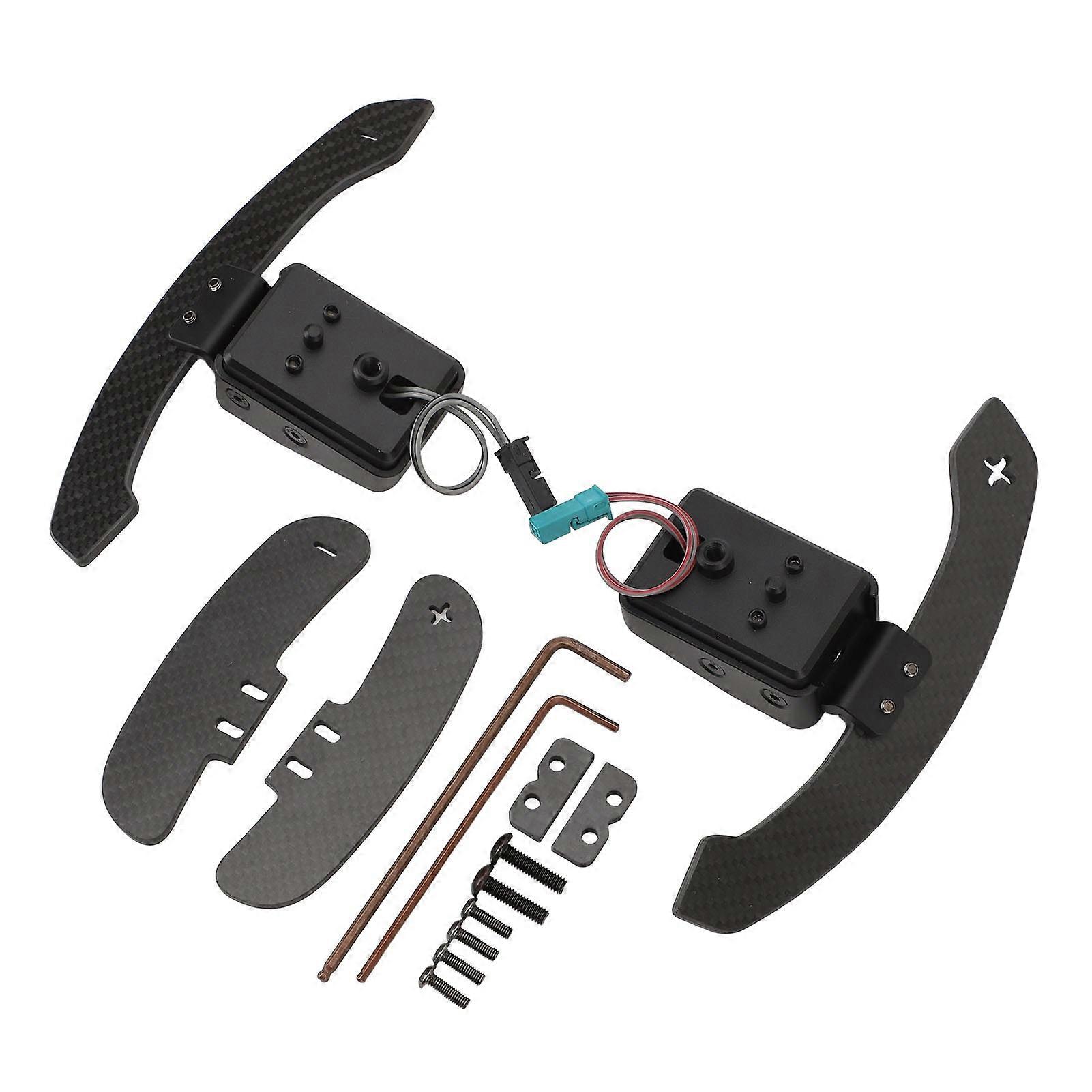 1 Pair Steering Wheel Shift Paddle Magnetic Carbon Fiber Paddle Shifter Extensions for 1 Series F20 F21 2 Series F22 F23 F45 F46